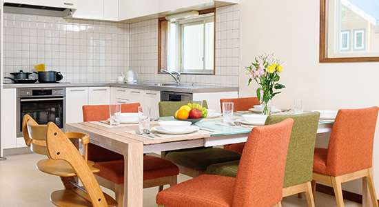 hakuba echoland chalets - luxury - kitchen dining