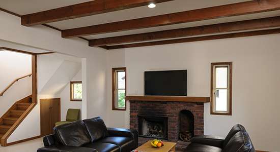 hakuba echoland chalets - luxury - living