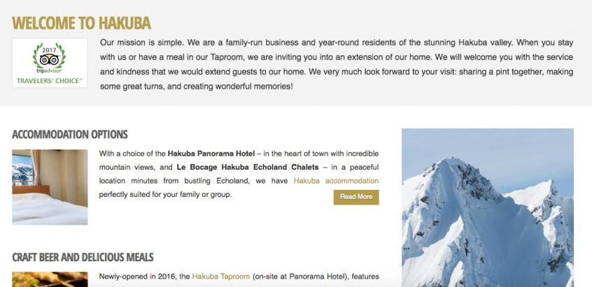 tengu properties website screenshot